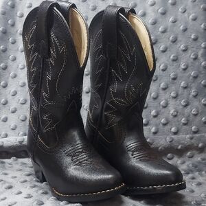 Connie Colt Black Cowboy Western Boots Toddler Size 7 Style 254590688